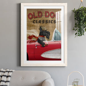 Old Dog Classics - Premium Framed Print - Distressed Barnwood Frame - Ready to Hang