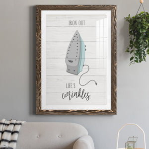 Iron Out - Premium Framed Print - Distressed Barnwood Frame - Ready to Hang