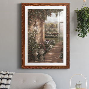 Evening in the Conservatory - Barnwood Framed Art Print