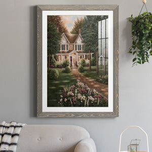 Carolina Evening I - Barnwood Framed Art Print
