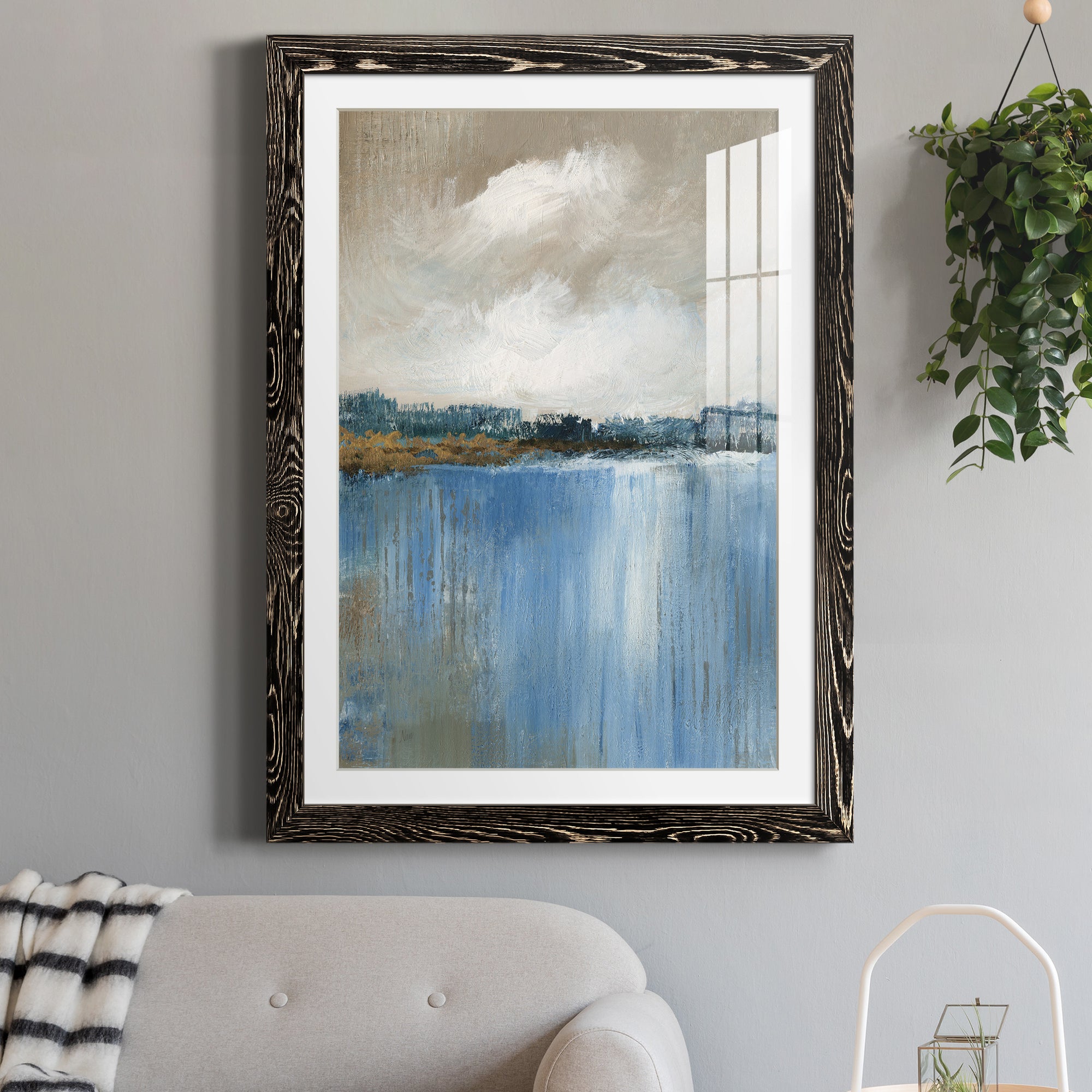 Wind and Water - Premium Framed Print - Distressed Barnwood Frame - Ready to Hang