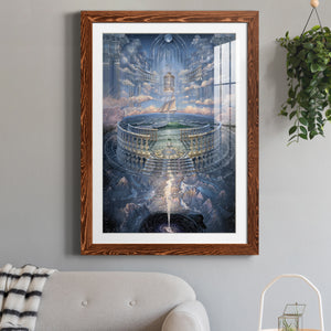 Solace II - Barnwood Framed Art Print