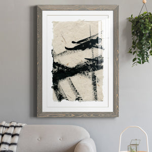 Lines Crossed II - Premium Framed Print - Distressed Barnwood Frame - Ready to Hang