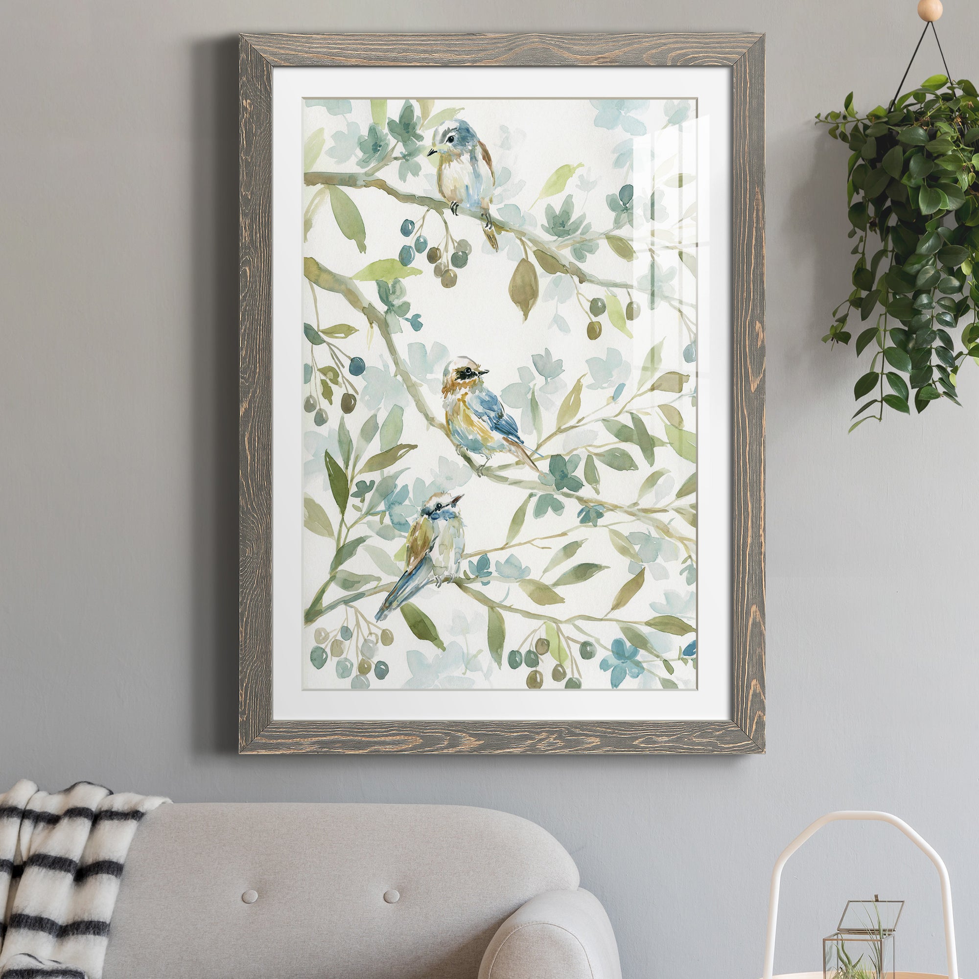 Spring Beginnings - Barnwood Framed Art Print