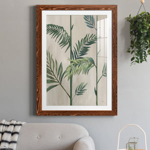 Modern Fronds II - Barnwood Framed Art Print