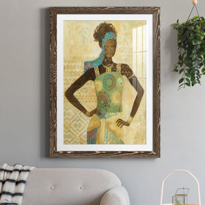 Tribal Vision I - Barnwood Framed Art Print