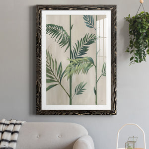 Modern Fronds II - Barnwood Framed Art Print