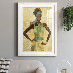 Tribal Vision I - Barnwood Framed Art Print