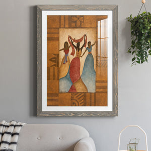 Rhythm - Barnwood Framed Art Print