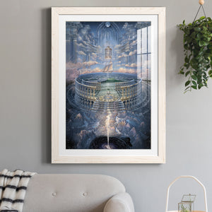 Solace II - Barnwood Framed Art Print