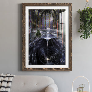 Genesis I - Barnwood Framed Art Print