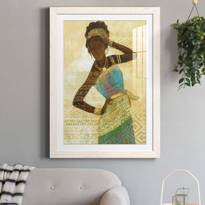 Tribal Vision II - Barnwood Framed Art Print