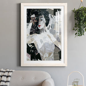 Runway Star - Barnwood Framed Art Print