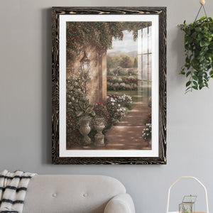 Evening in the Conservatory - Barnwood Framed Art Print