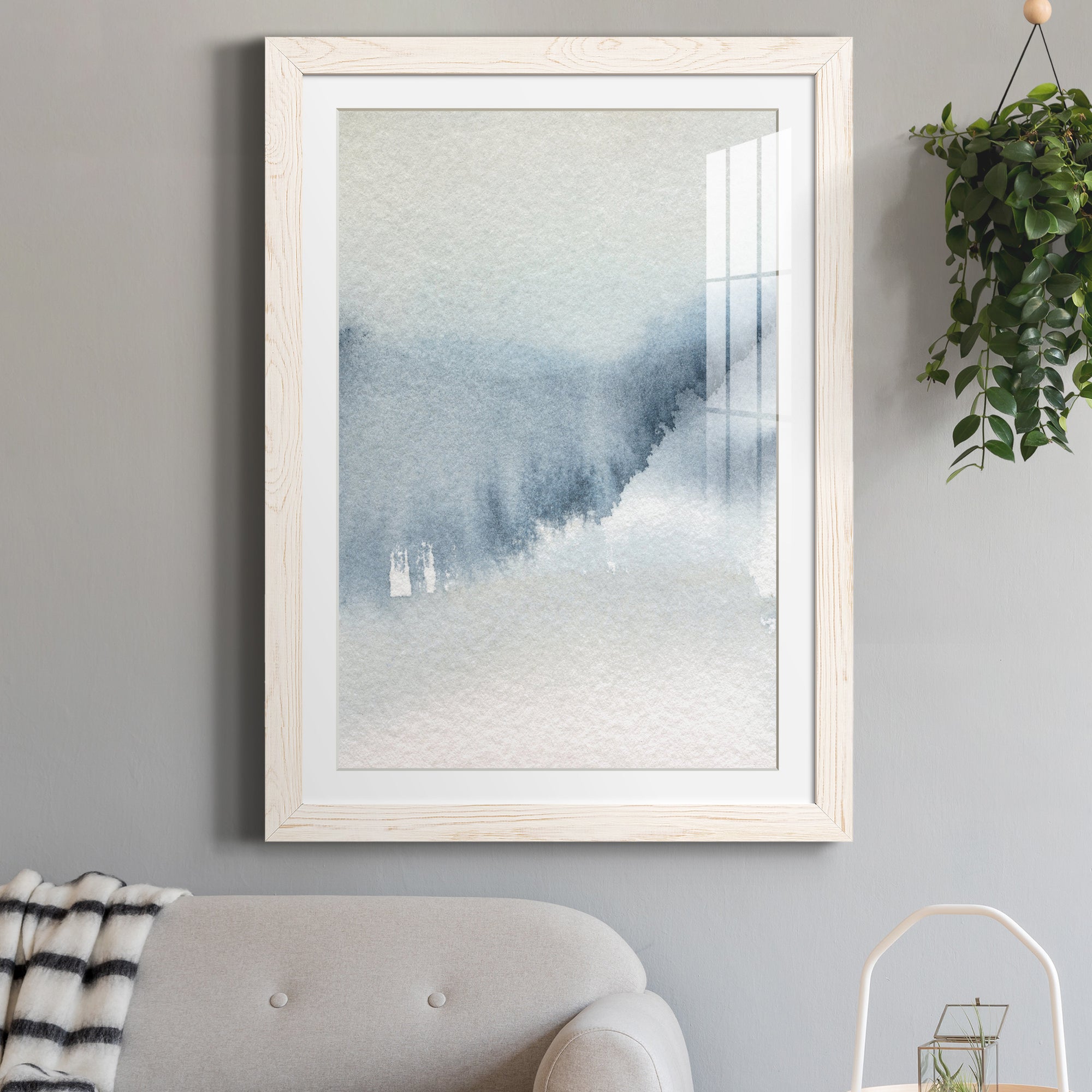 Summer Rain II - Premium Framed Print - Distressed Barnwood Frame - Ready to Hang