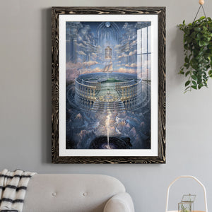 Solace II - Barnwood Framed Art Print