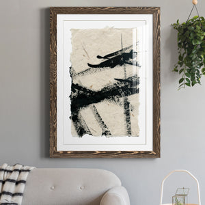 Lines Crossed II - Premium Framed Print - Distressed Barnwood Frame - Ready to Hang