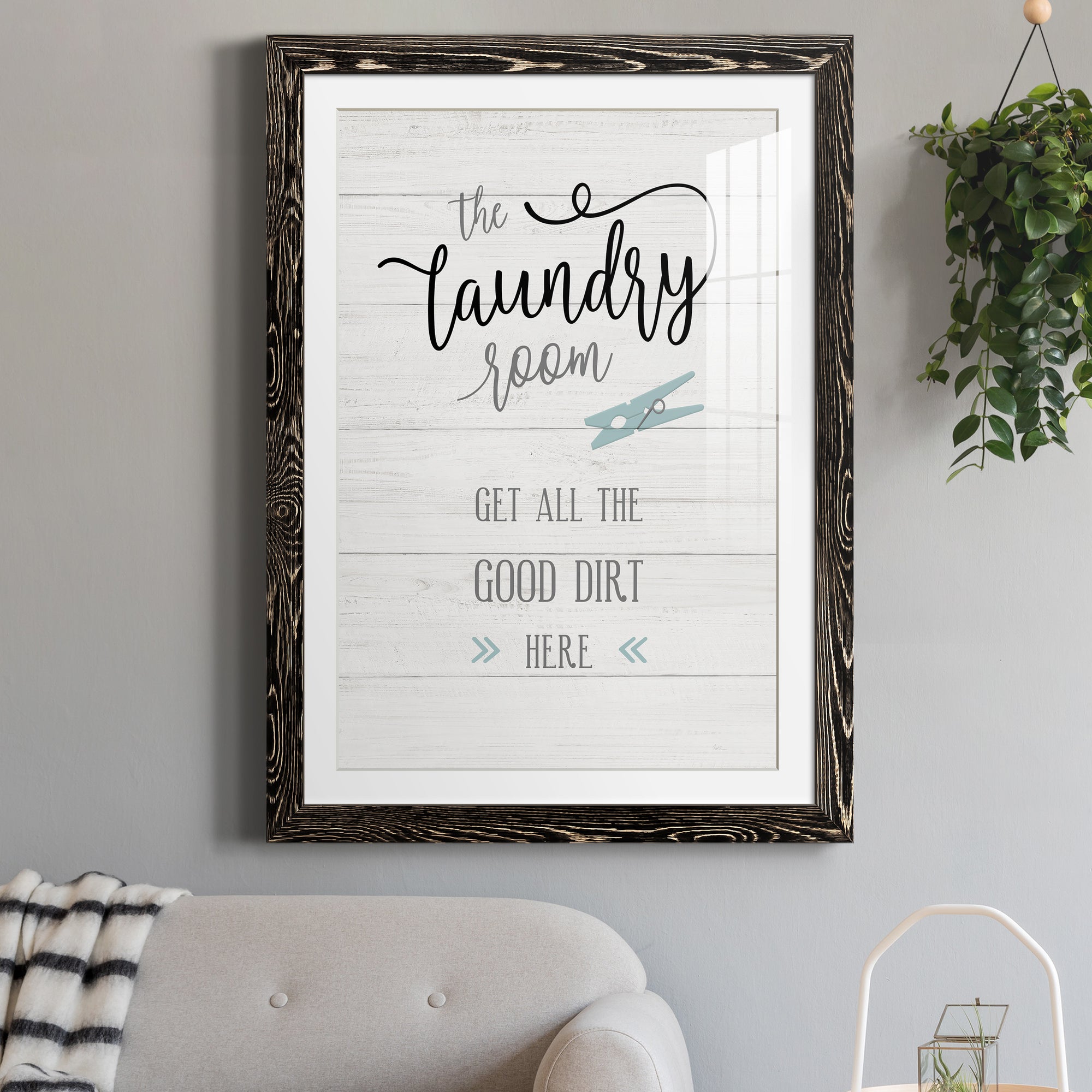 Good Dirt - Premium Framed Print - Distressed Barnwood Frame - Ready to Hang