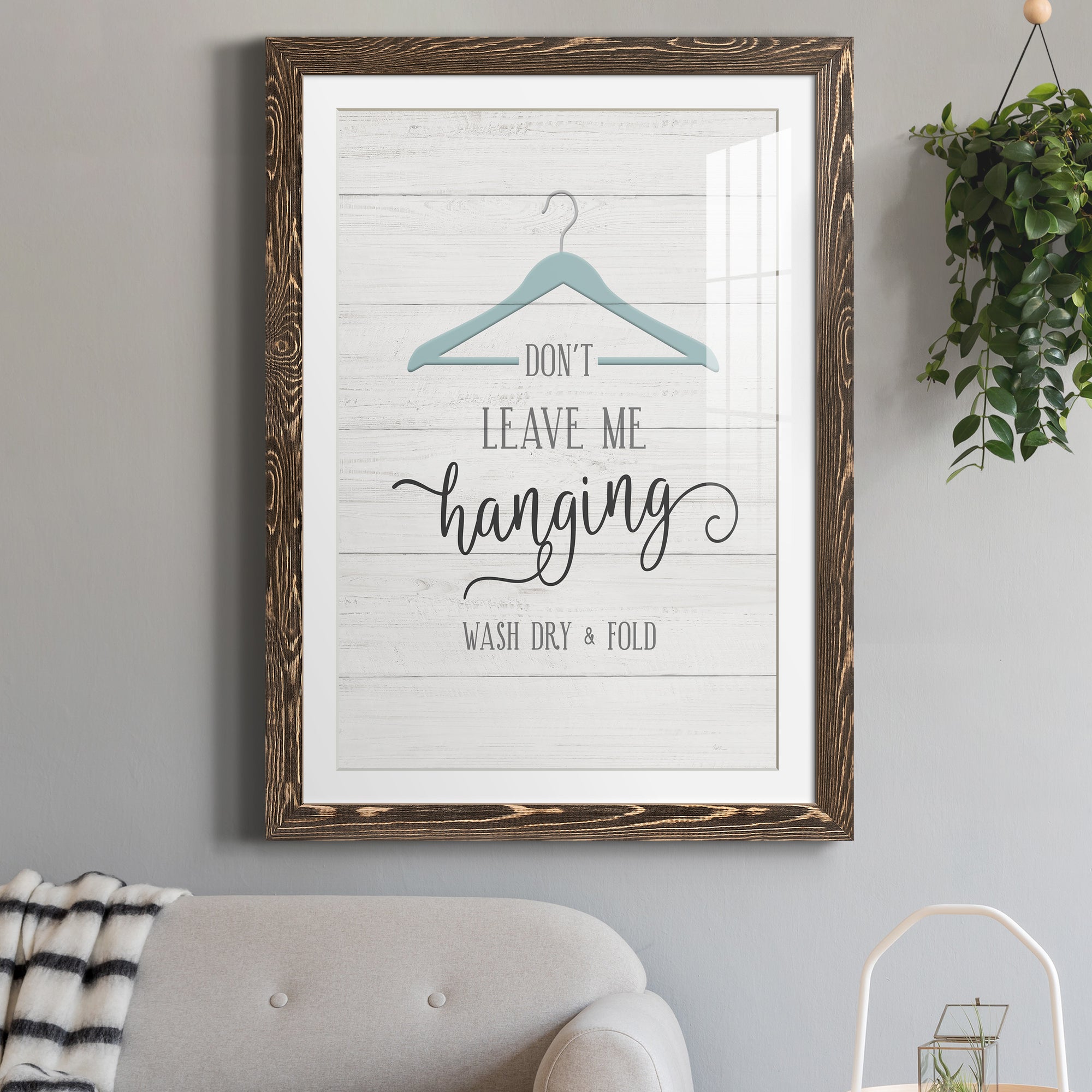Don't Leave - Premium Framed Print - Distressed Barnwood Frame - Ready to Hang