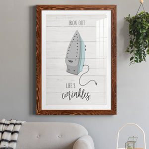 Iron Out - Premium Framed Print - Distressed Barnwood Frame - Ready to Hang