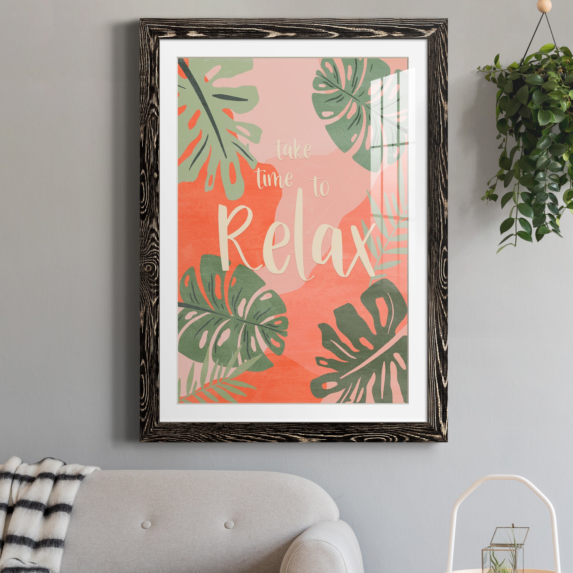 Take Time - Premium Framed Print - Distressed Barnwood Frame - Ready to Hang