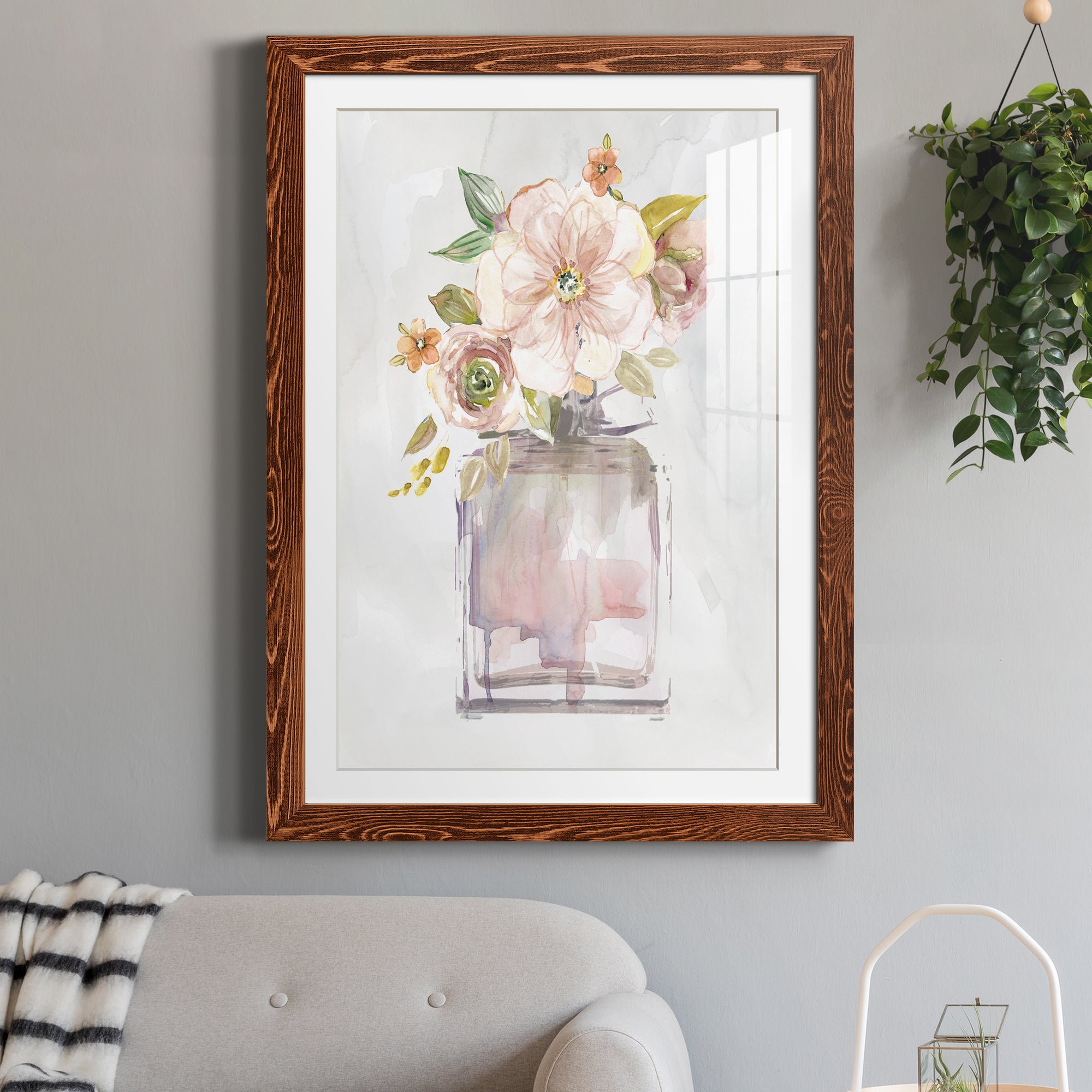 Mini Bouquet I - Premium Framed Print - Distressed Barnwood Frame - Ready to Hang