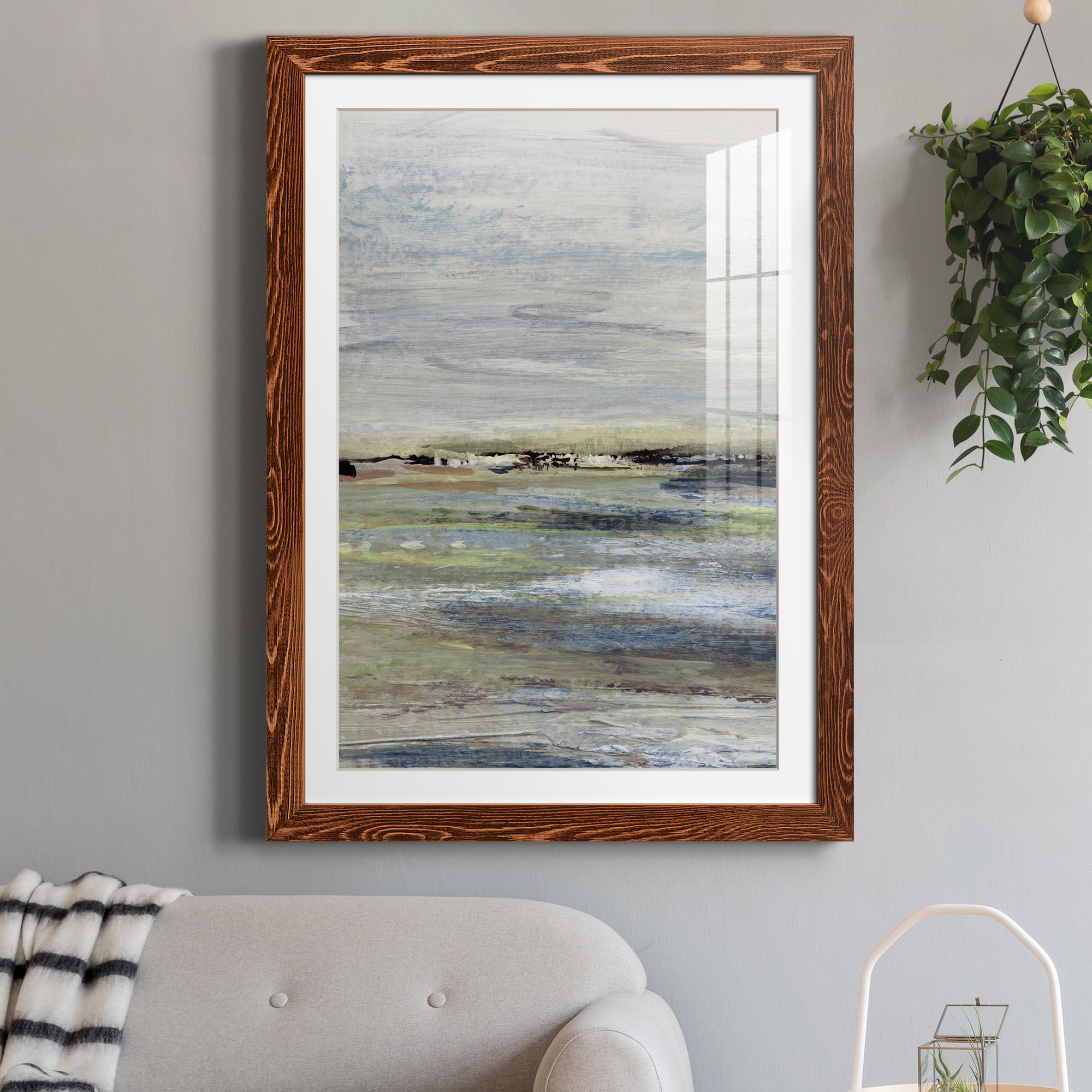 Wetlands I - Premium Framed Print - Distressed Barnwood Frame - Ready to Hang