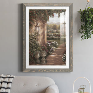 Evening in the Conservatory - Barnwood Framed Art Print