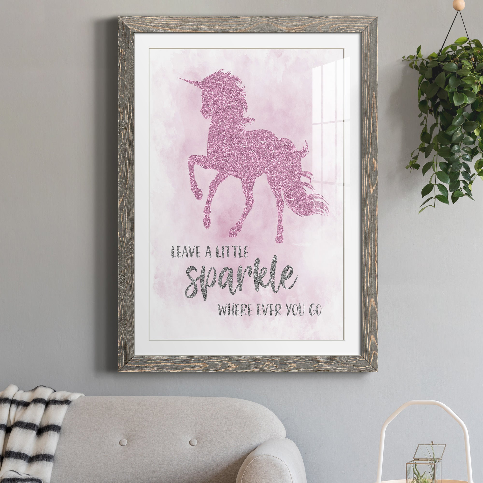 Sparkle - Barnwood Framed Art Print