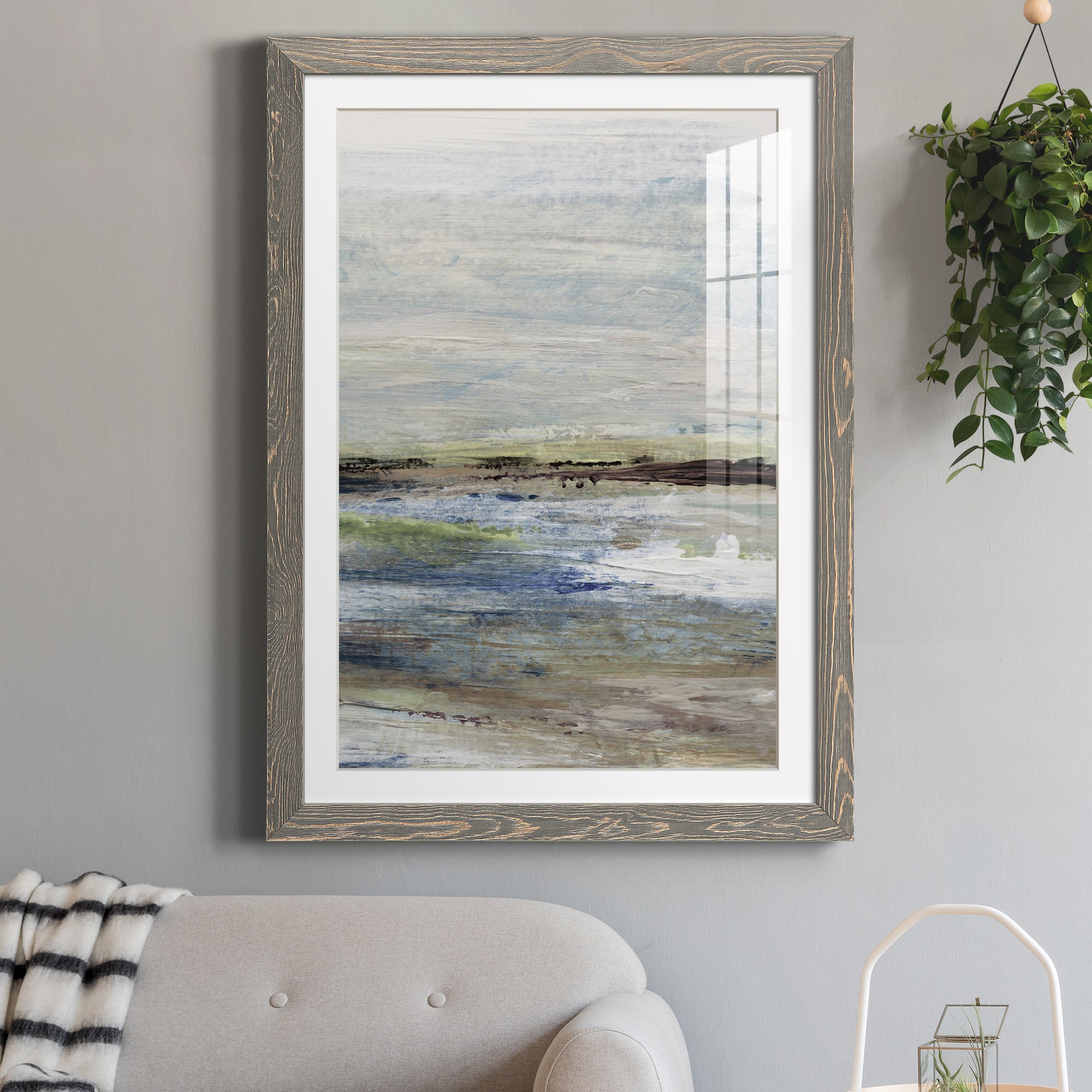 Wetlands II - Premium Framed Print - Distressed Barnwood Frame - Ready to Hang