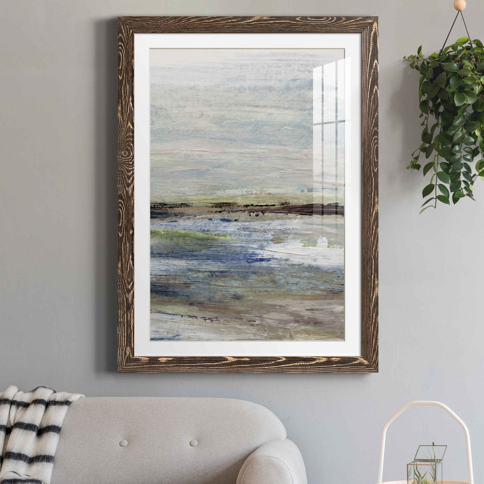 Wetlands II - Premium Framed Print - Distressed Barnwood Frame - Ready to Hang