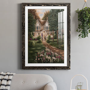 Carolina Evening I - Barnwood Framed Art Print