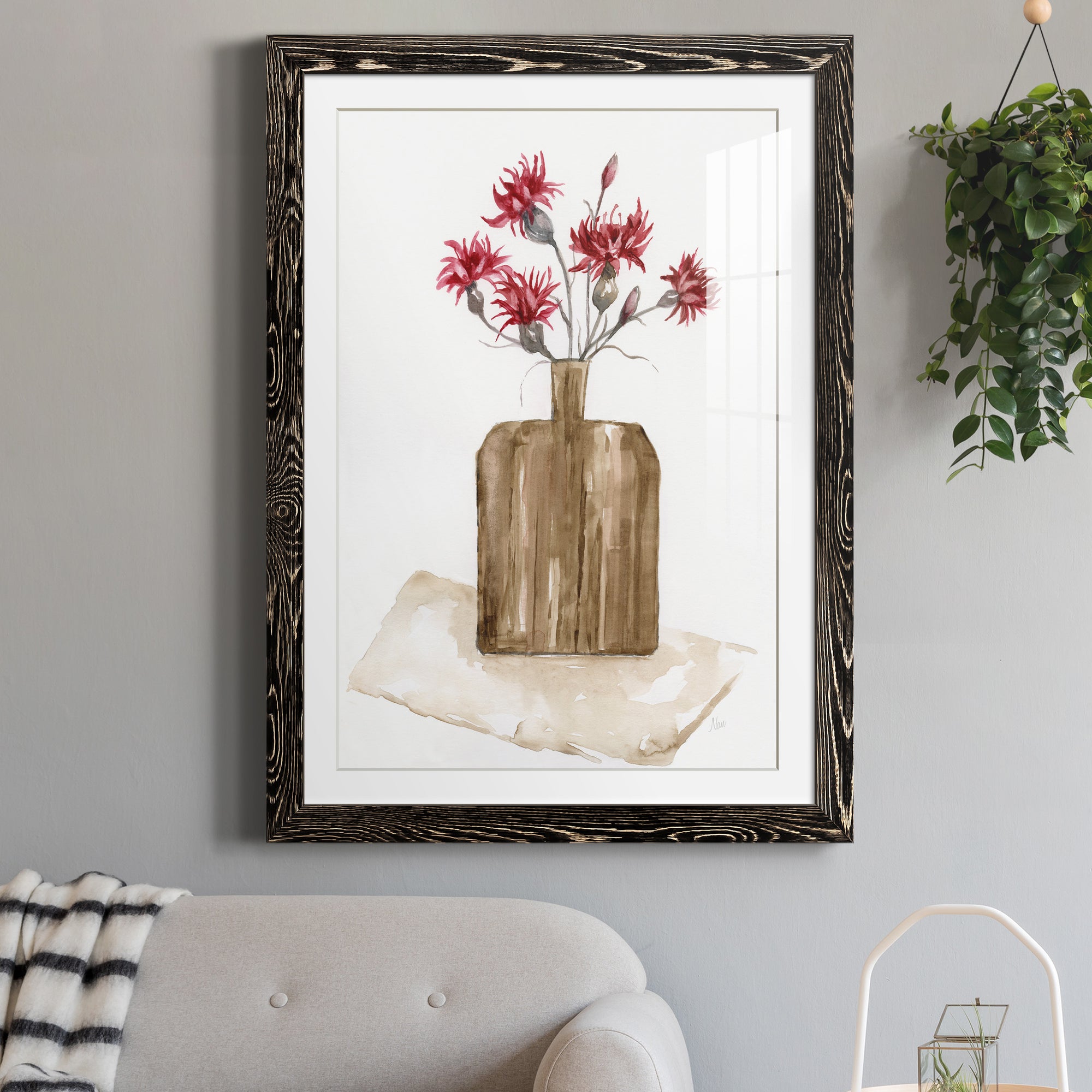 Simply Country I - Barnwood Framed Art Print