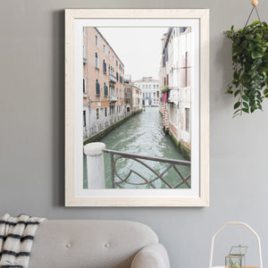 Venice Canal I - Premium Framed Print - Distressed Barnwood Frame - Ready to Hang