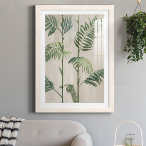 Modern Fronds I - Barnwood Framed Art Print