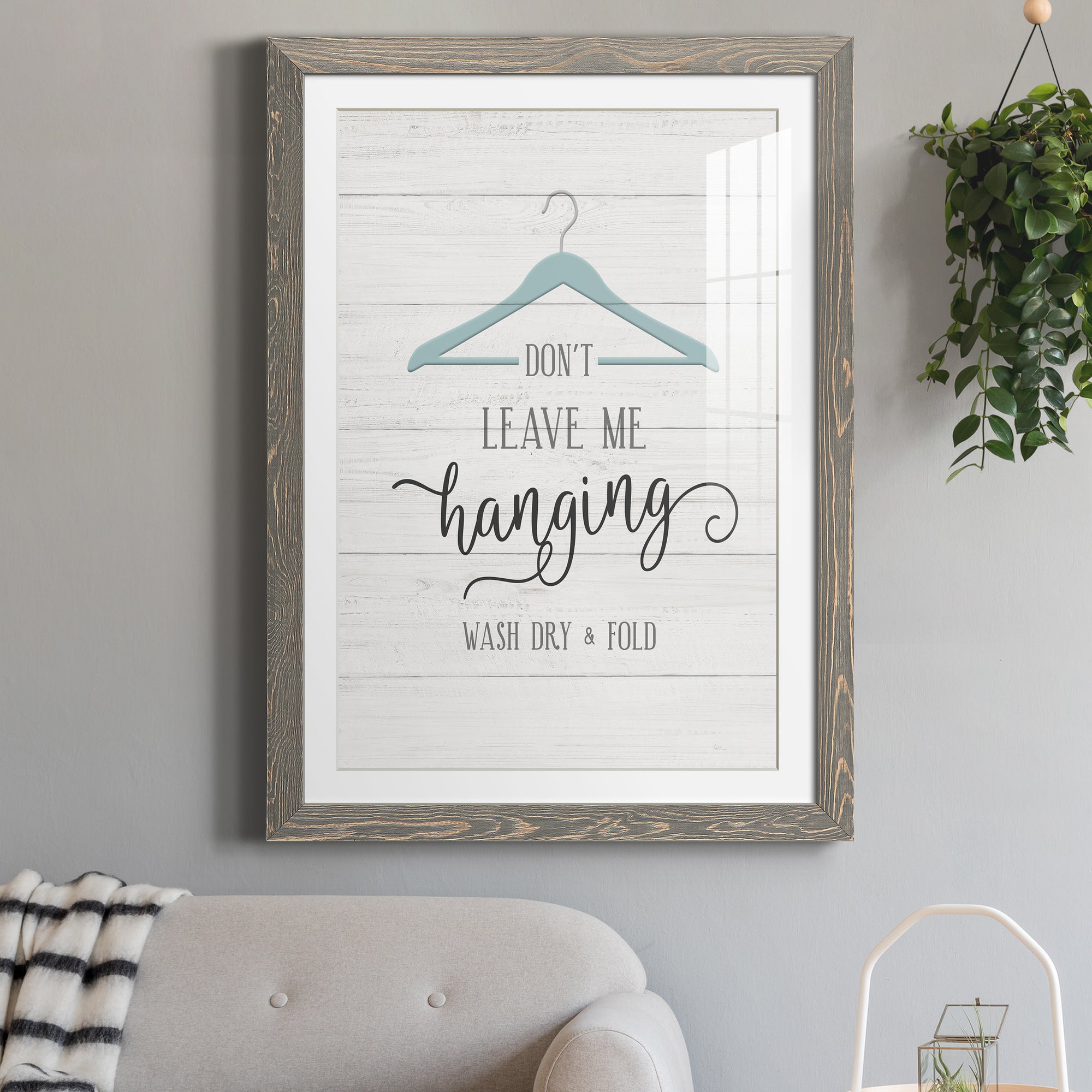 Don't Leave - Premium Framed Print - Distressed Barnwood Frame - Ready to Hang
