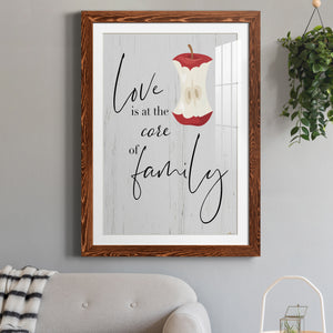 Core of Family - Premium Framed Print - Distressed Barnwood Frame - Ready to Hang