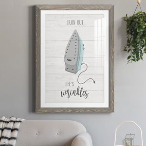 Iron Out - Premium Framed Print - Distressed Barnwood Frame - Ready to Hang
