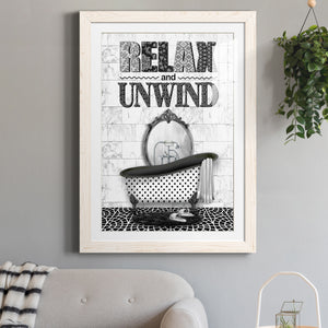 Relax and Unwind - Barnwood Framed Art Print