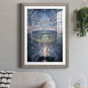 Solace II - Barnwood Framed Art Print