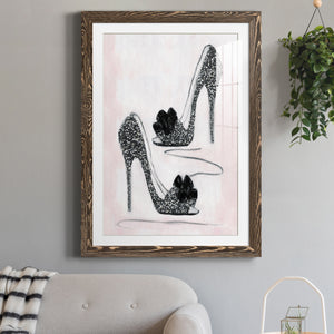 Shoes That Dazzle I - Premium Framed Print - Distressed Barnwood Frame - Ready to Hang