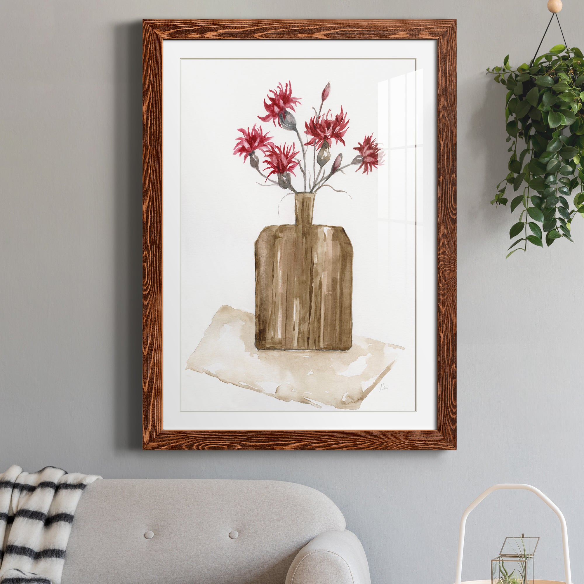 Simply Country I - Barnwood Framed Art Print