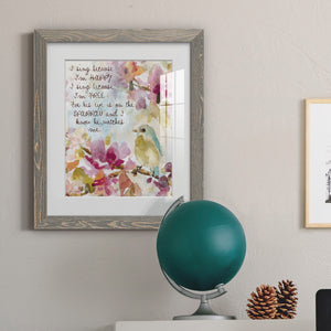 He Watches Me - Barnwood Framed Art Print