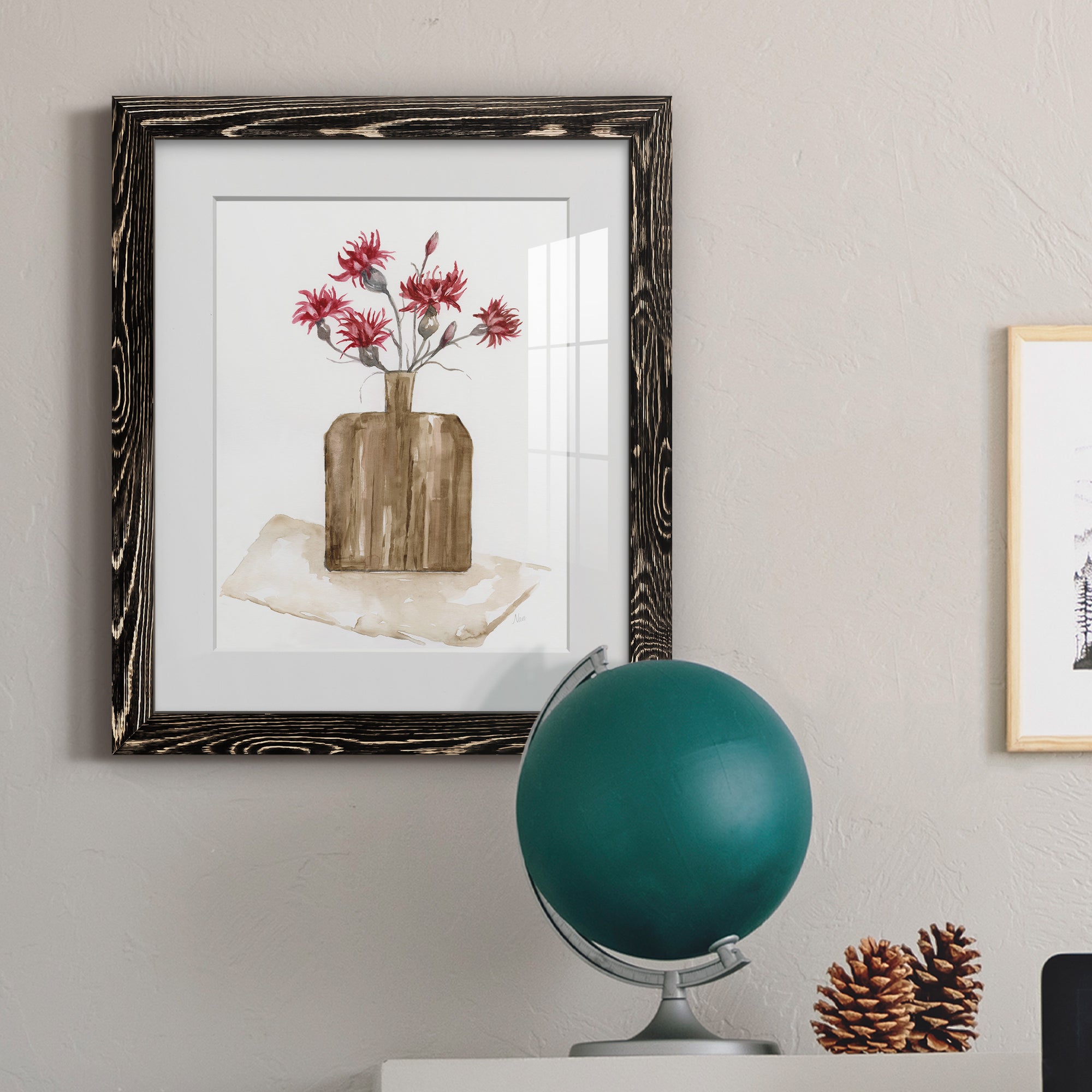 Simply Country I - Barnwood Framed Art Print