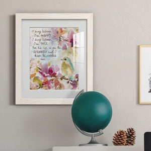 He Watches Me - Barnwood Framed Art Print