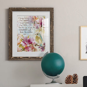 He Watches Me - Barnwood Framed Art Print