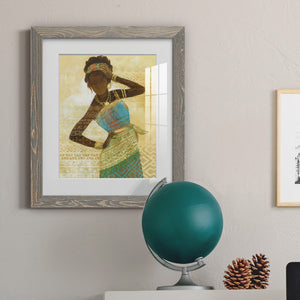 Tribal Vision II - Barnwood Framed Art Print