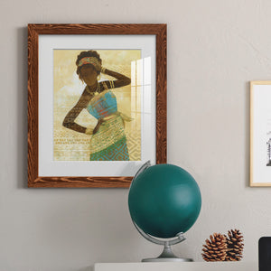 Tribal Vision II - Barnwood Framed Art Print