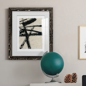 Lines Crossed III - Premium Framed Print - Distressed Barnwood Frame - Ready to Hang