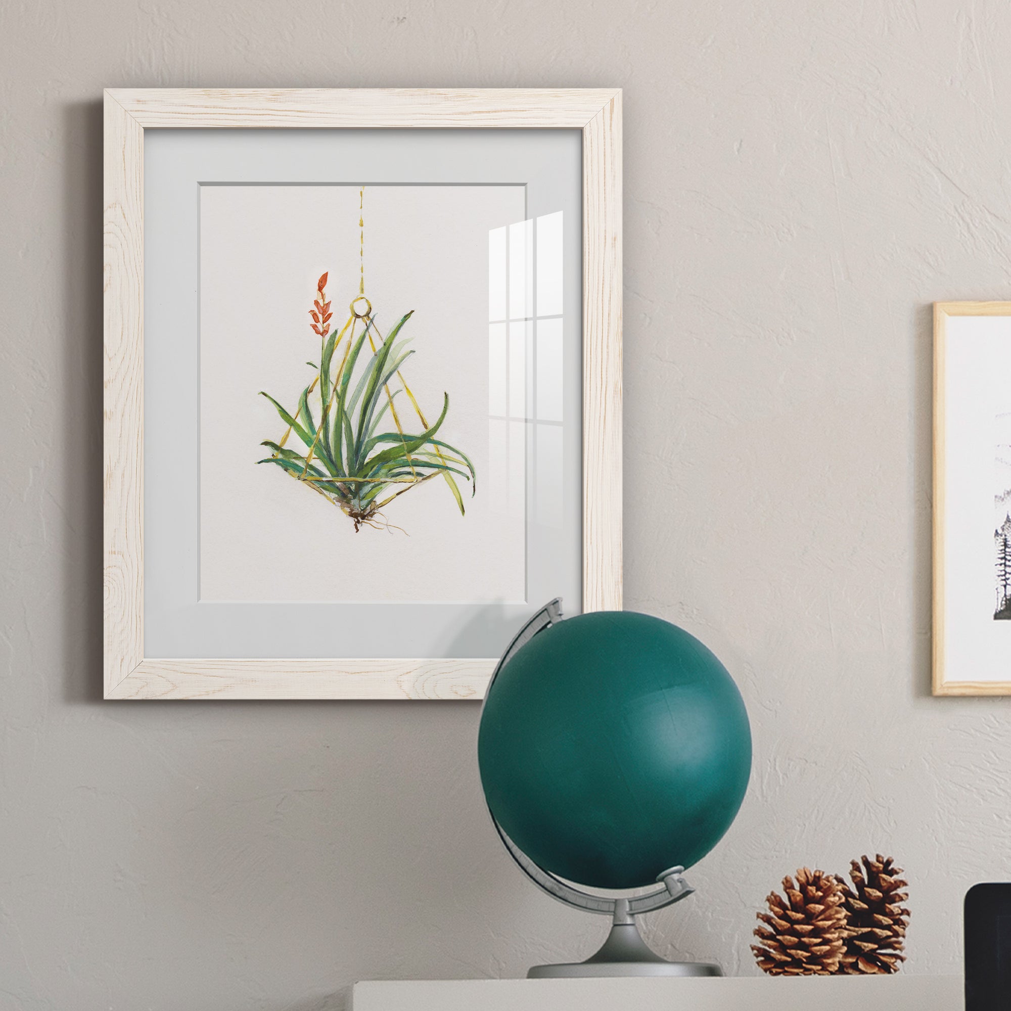 Gardenaire I - Barnwood Framed Art Print